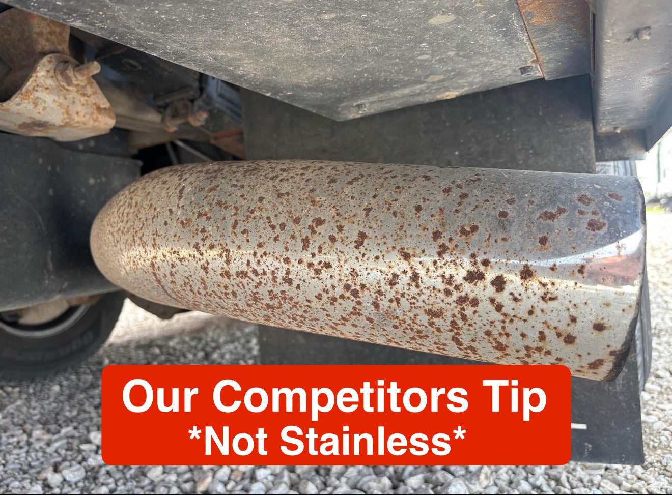 BMP 6" Diesel Exhaust Tip Stainless Steel - Black Market Performance