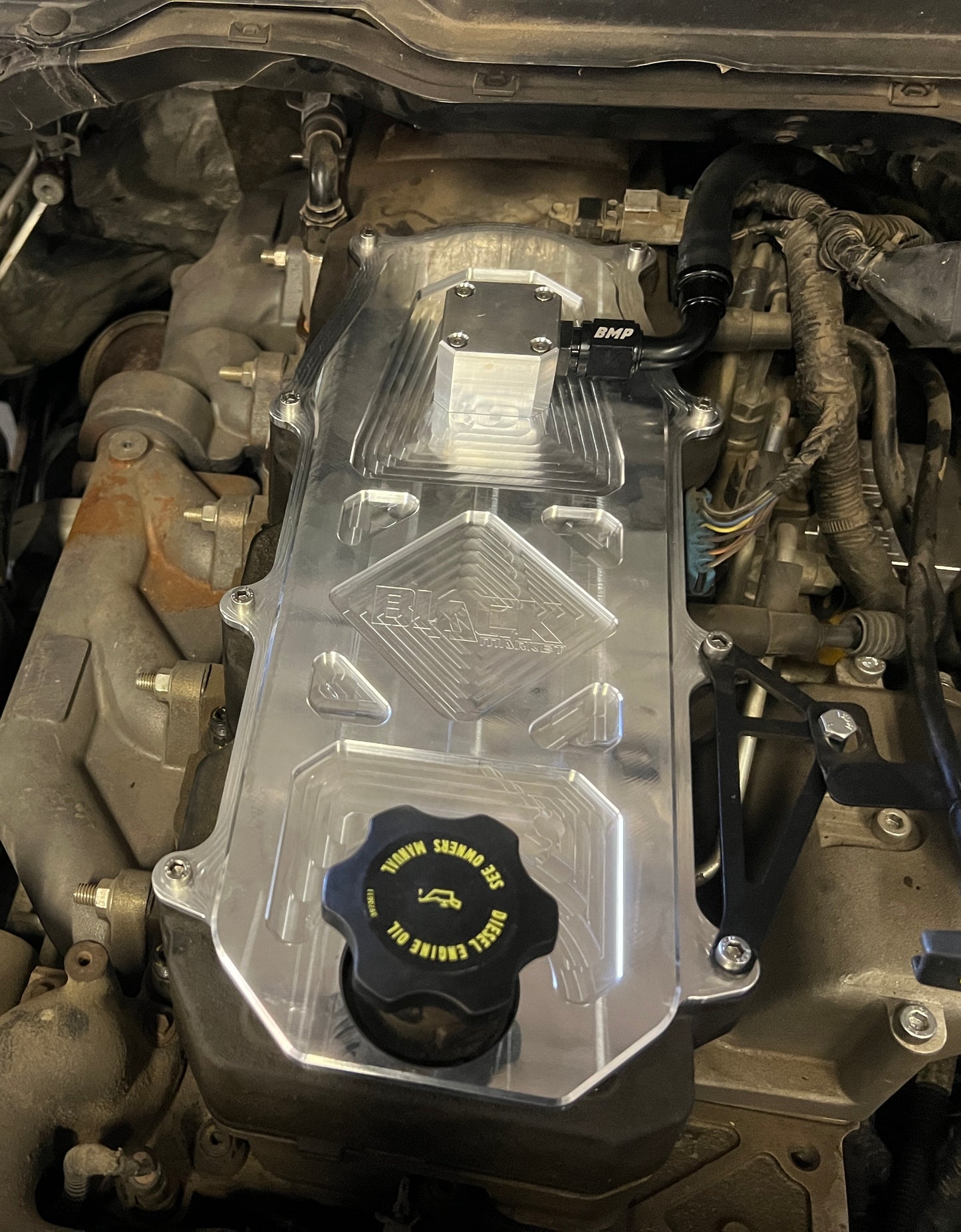BMP Billet 6.7 Cummins CCV Cover - Black Market Performance