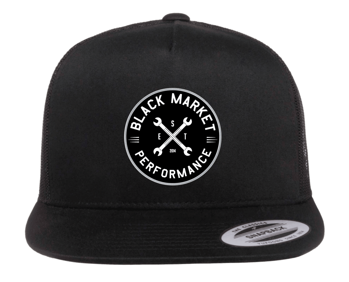 Snap Back / Corsa Hat | Black W Center Patch