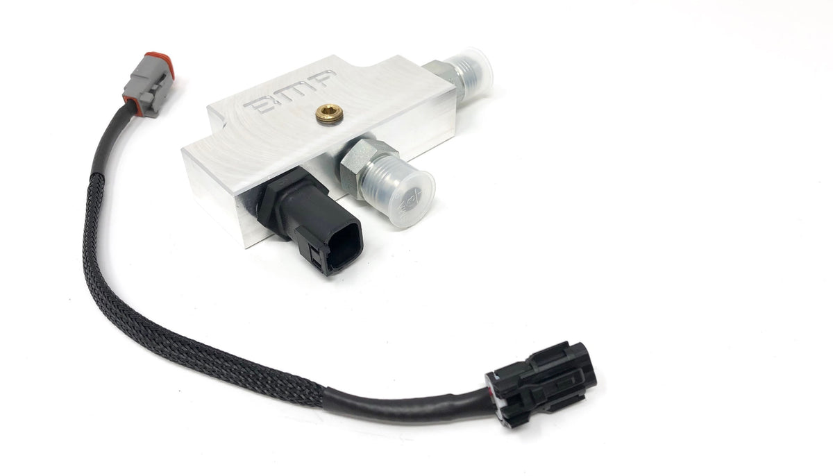 0116 Duramax Fuel Filter Housing Delete kit. Black Market Performance