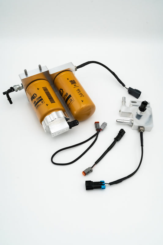 NEW CUMMINS DUAL REAR CAT FUEL FILTER KIT FOR CUMMINS