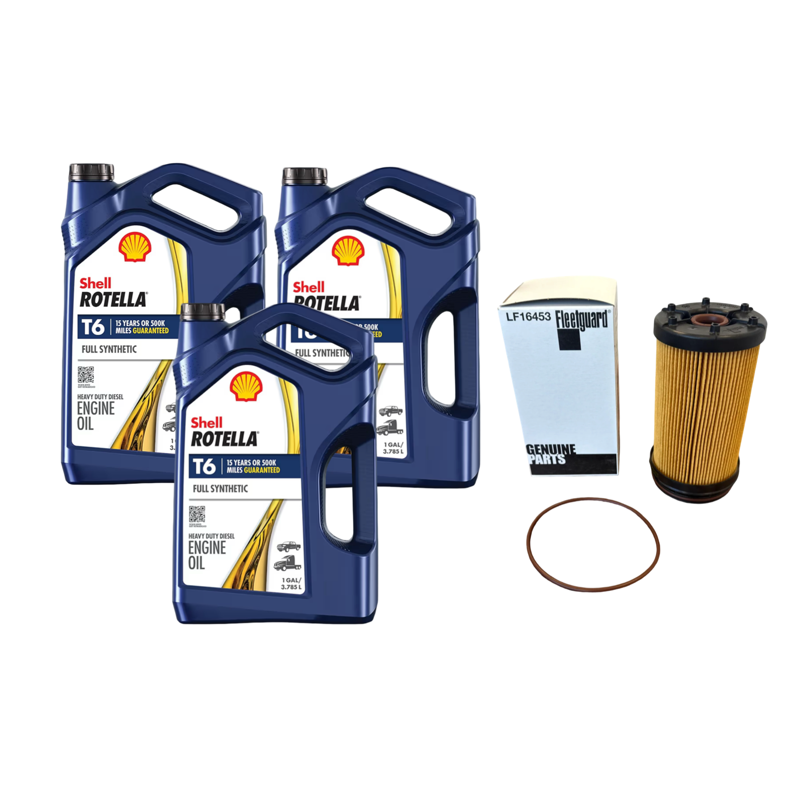 25-26 6.7 Cummins Oil Service Kit with Fleetguard Oil Filter - Black Market Performance