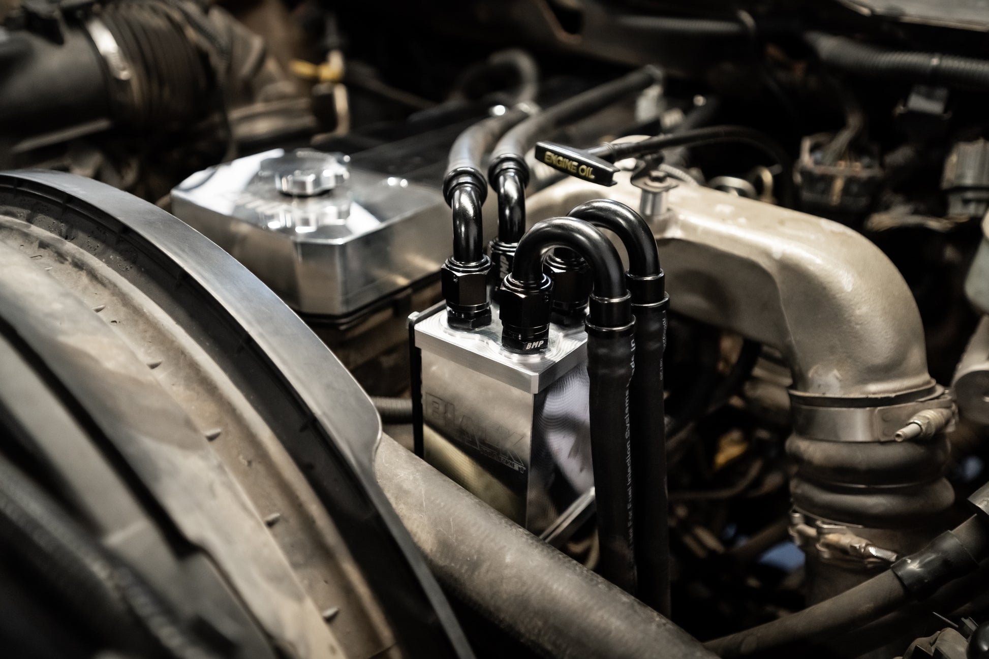 BMP 4 Port Cummins Catch Can - Black Market Performance