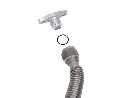 BMP 5.9/6.7 Cummins 12AN Oil Drain Kit 2nd Gen Style - Black Market Performance