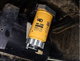17-22 6.7 Powerstroke REAR Cat Fuel Filter Adapter - Black Market Performance