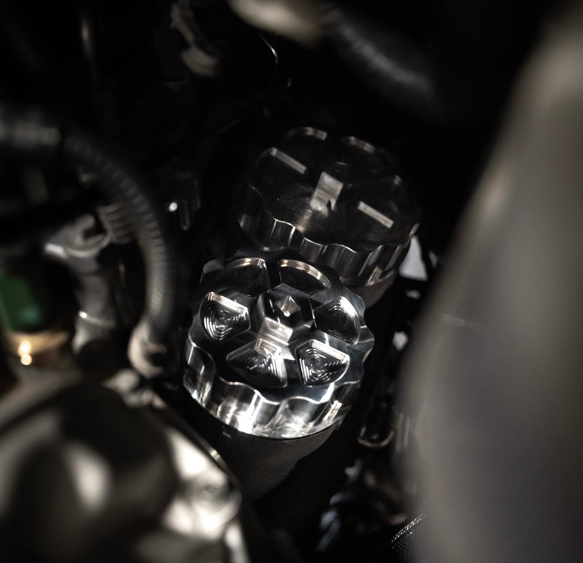 BMP 2025+ 6.7 Cummins Billet Fuel Filter Caps - Black Market Performance