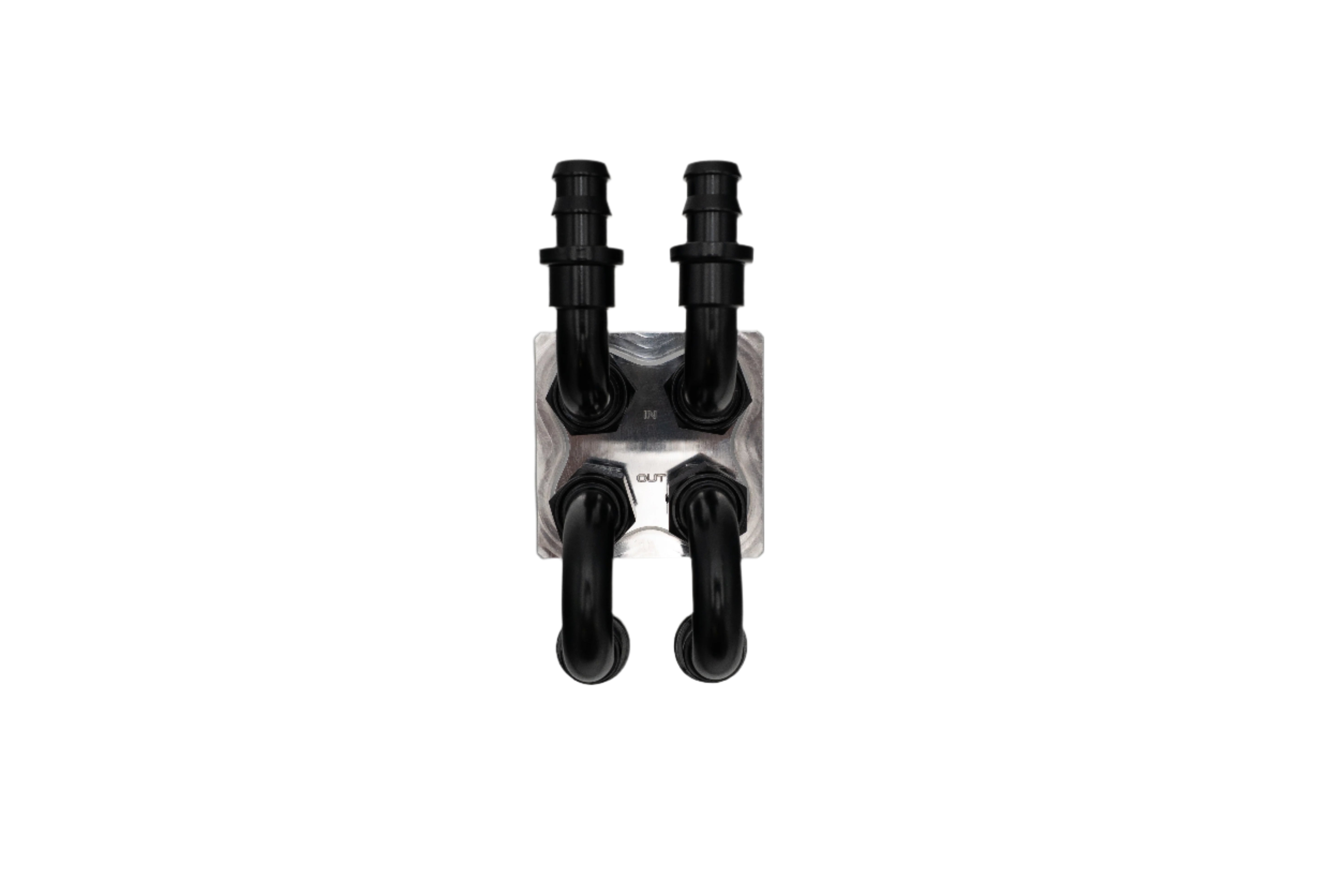 アクセサリー CANAL Accessory CAMN-4 BMP 5.9/6.7 4 Port Cummins Billet Catch Can – Black Market Performance