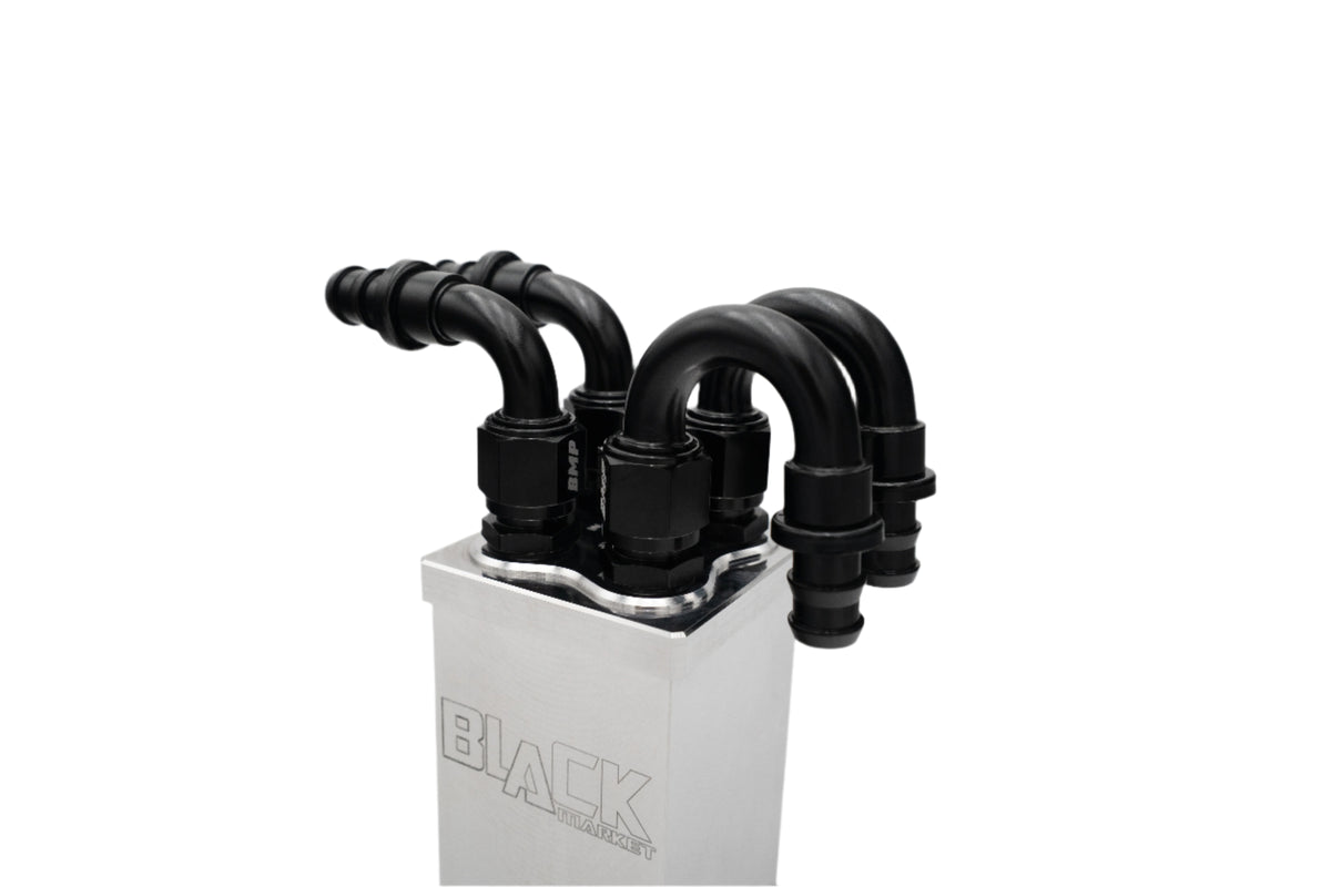 BMP 5.9/6.7 4 Port Cummins Billet Catch Can – Black Market Performance