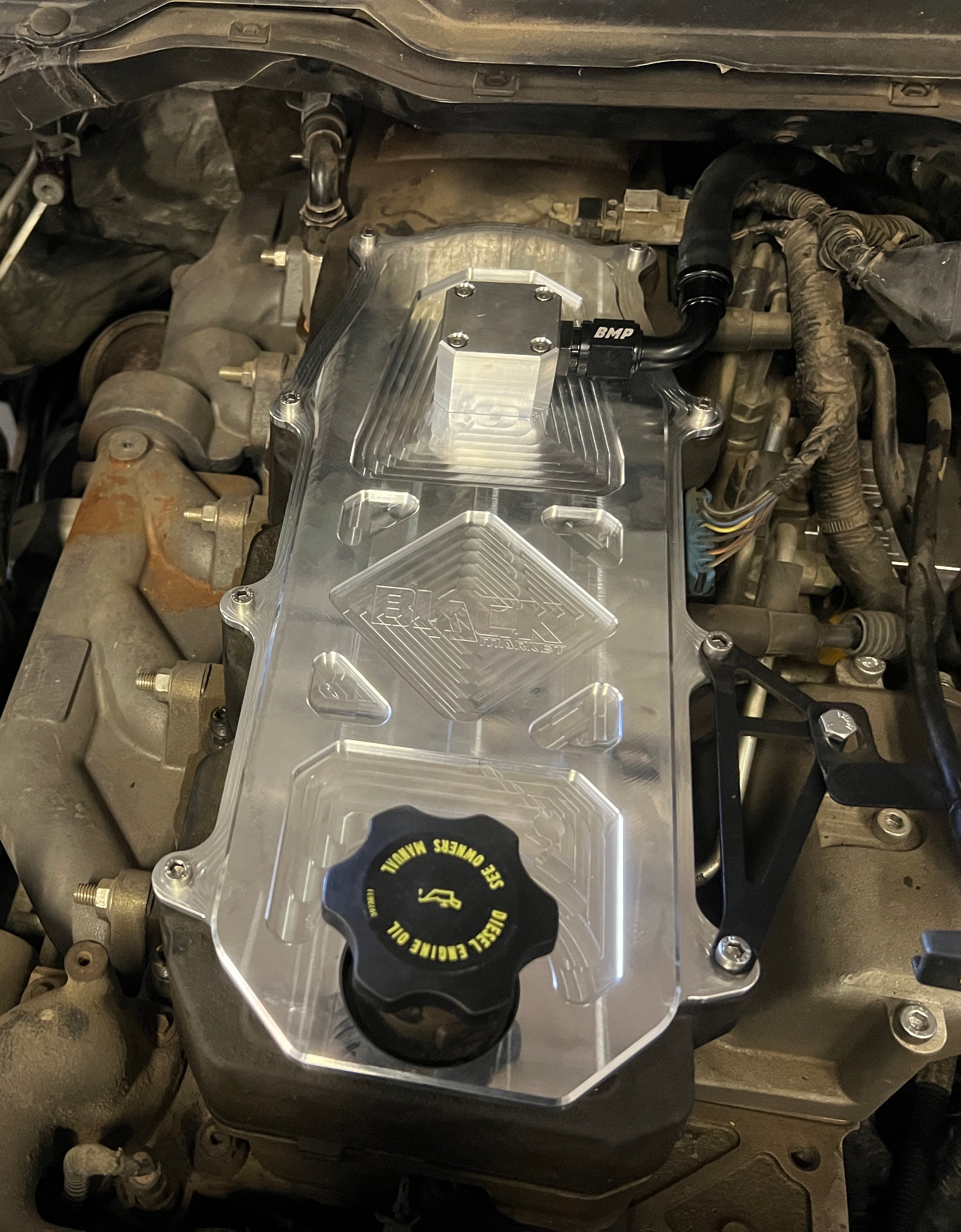 BMP Billet 6.7 Cummins CCV Cover – Black Market Performance