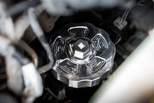 BMP 10-24 6.7 Cummins Billet Filter Housing Cap FRONT V2 - Black Market Performance