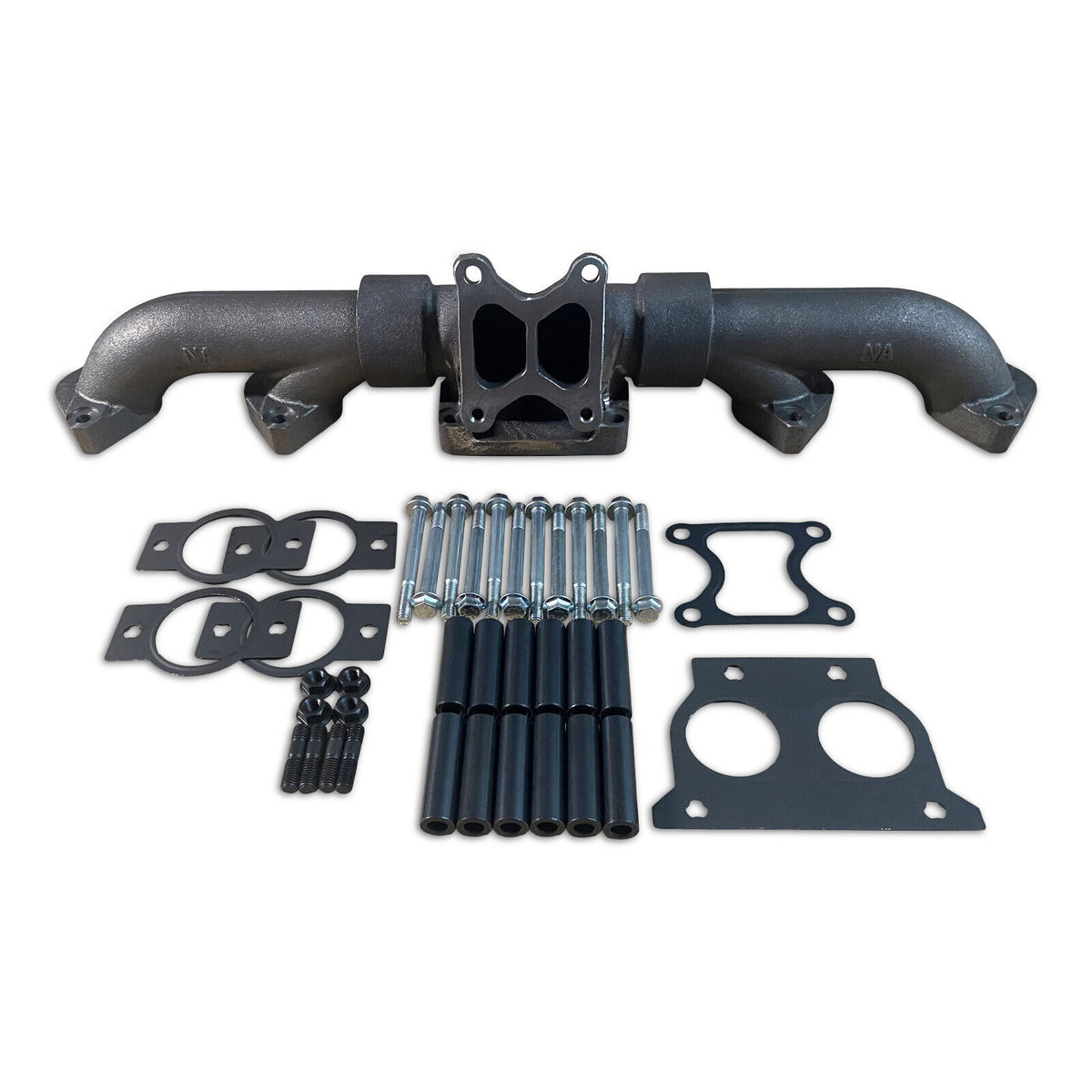 Complete New Aftermarket Exhaust For ISX 570 With T6 Flange Complete New Aftermarket Exhaust For ISX 570 With T6 Flange