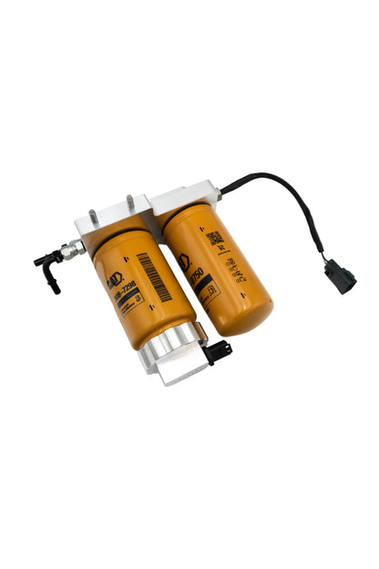 BMP 13-24 6.7 Cummins Dual Rear Cat Fuel Filter Kit - Black Market Performance
