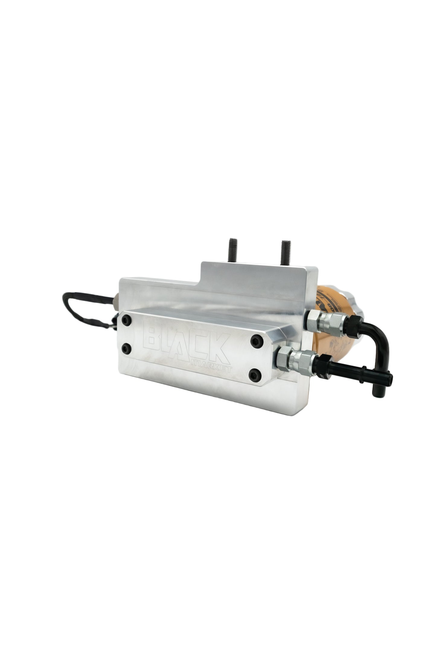 BMP 13-24 6.7 Cummins Dual Rear Cat Fuel Filter Kit - Black Market Performance