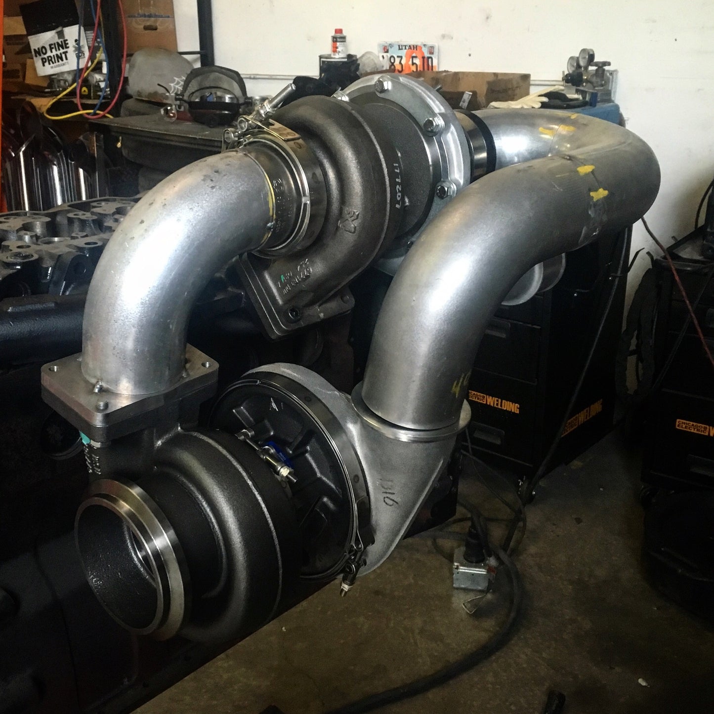 10-12 Dodge Cummins BMP Billet Compound Turbo Kit T4-T6 (STREET) - Black Market Performance