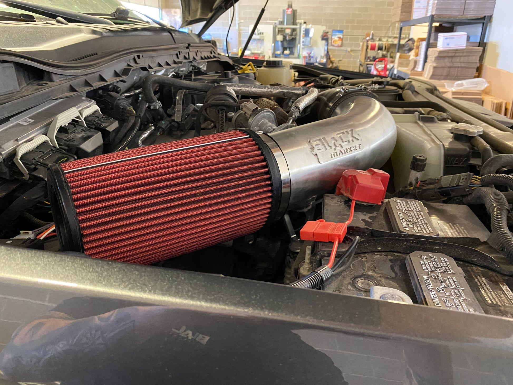 17-19 6.7 Powerstroke BFI Air Intake - Black Market Performance