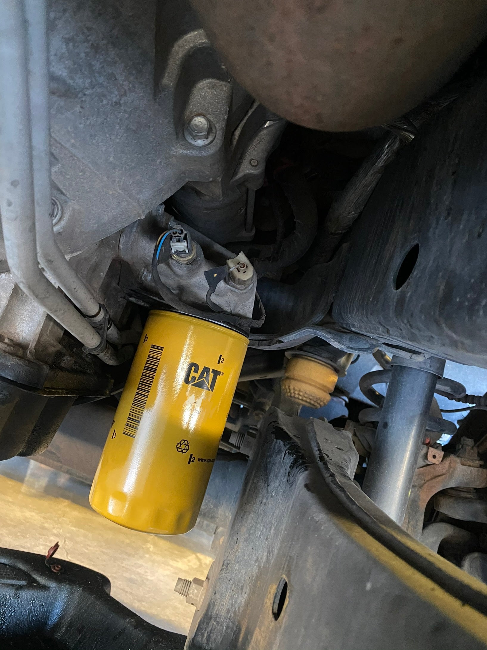 11+ 6.7 Powerstroke Cat Oil Filter Direct Replacement - Black Market Performance