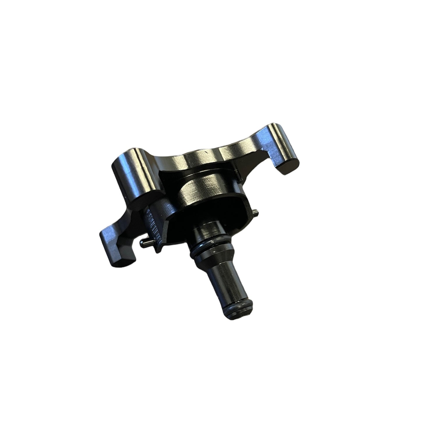 BMP 17-22 6.7 Powerstroke REAR Billet drain - Black Market Performance