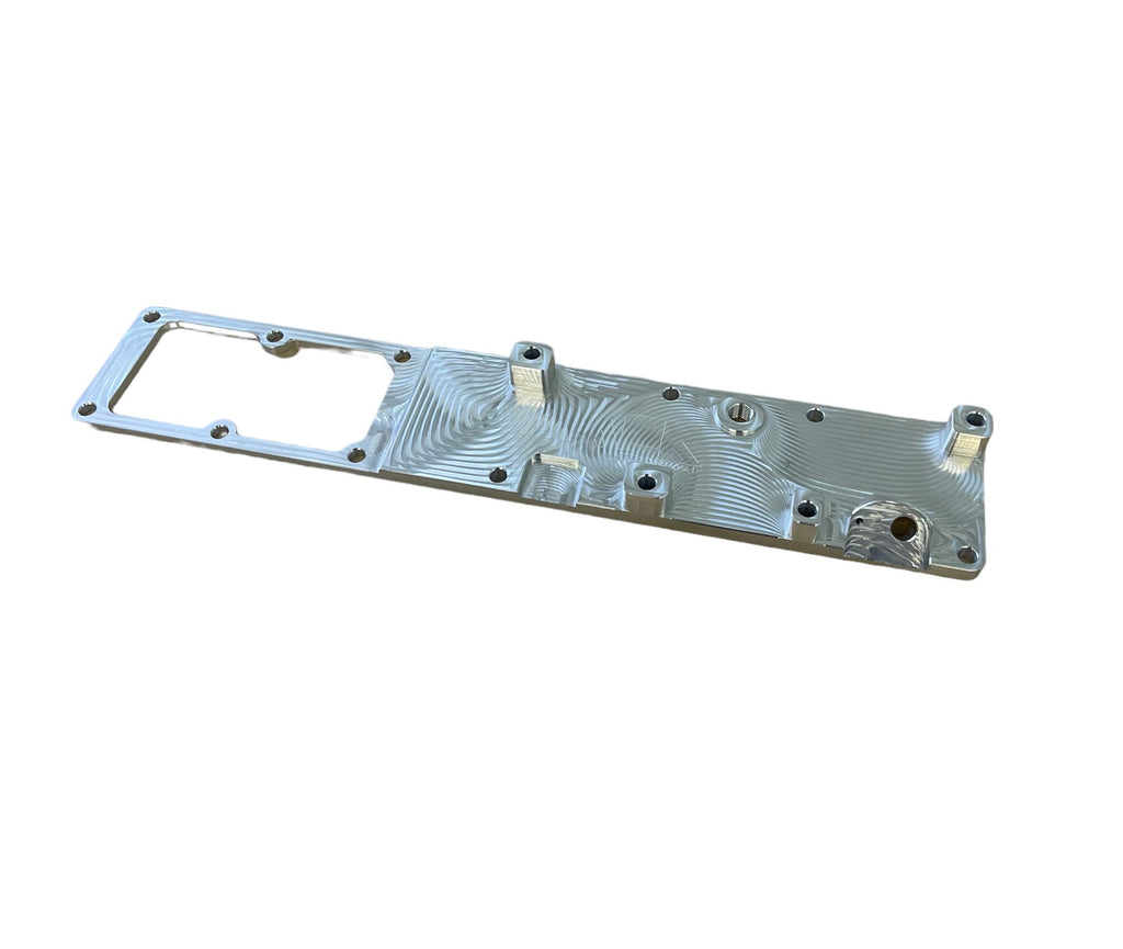 Intake Grid Heater Delete Plate For 6.7L Diesel - Billet Aluminum With Gaskets Kit